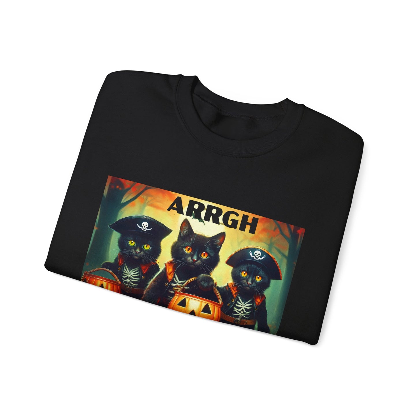 Pirate Cats Crewneck Sweatshirt - Halloween Costume