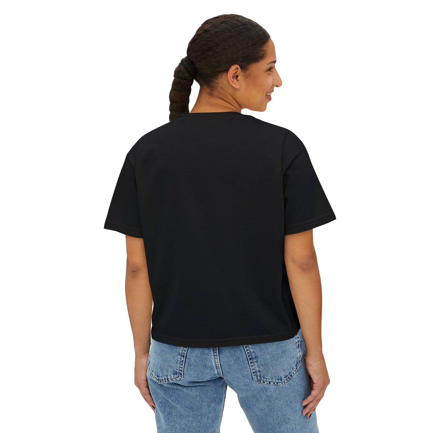 ROSE COLUMNS Women's Boxy Tee, Perfect for Spring, Casual Wear, Gift for Her, Everyday Chic, Comfort Fashion