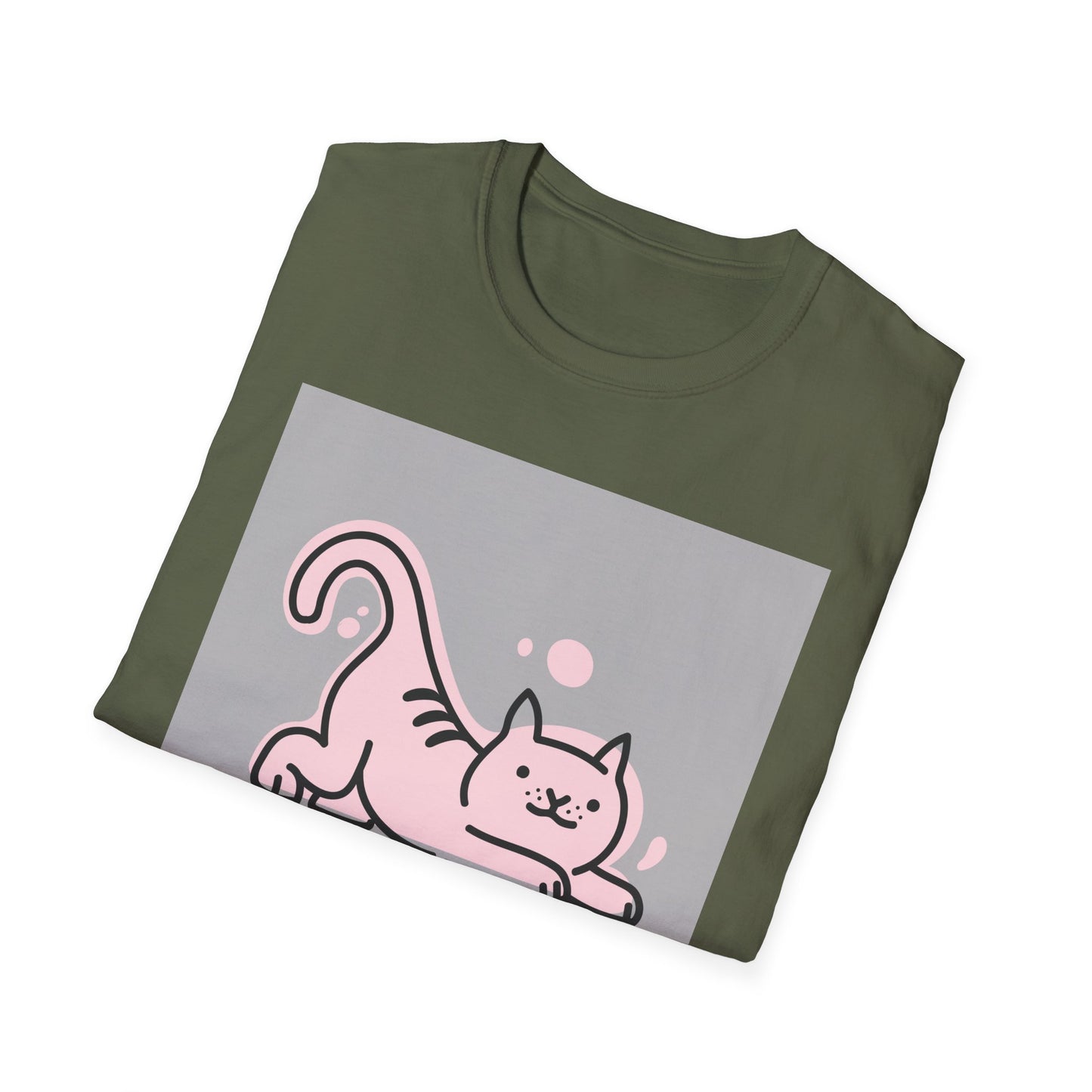 Cute Cat Themed T-Shirt, Unisex Softstyle Tee, Find Your Inner Purr, Pet Lover Gift, Cozy Casual Wear, Birthday Gift, Cat Owner Apparel