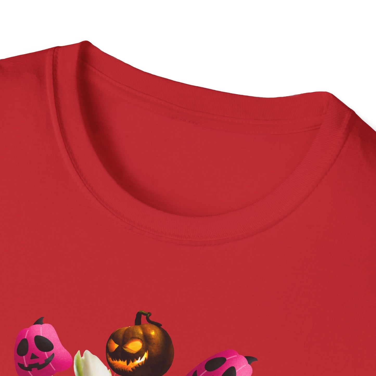 Halloween Pumpkin Bouquet T-Shirt, Cute Fall Tee, Unisex Graphic Shirt, Ideal for Halloween Parties, Seasonal Gift Idea