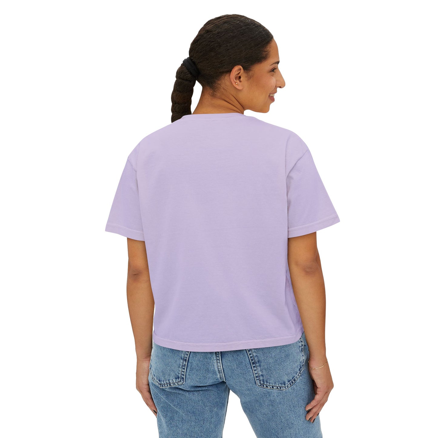 ROSE COLUMNS Women's Boxy Tee, Perfect for Spring, Casual Wear, Gift for Her, Everyday Chic, Comfort Fashion