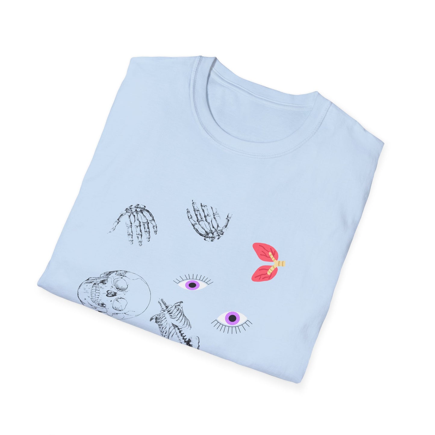 Skeleton Scattered Inspiration Unisex T-Shirt