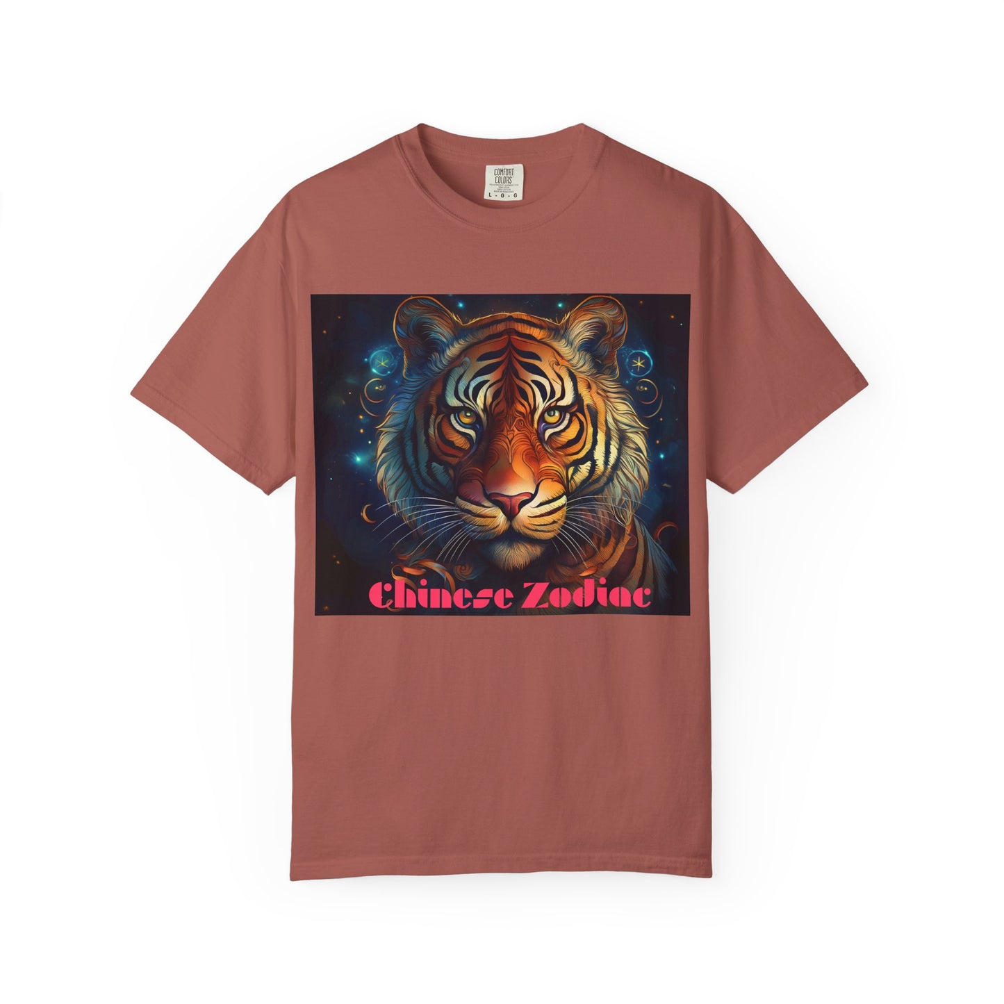 Chic Chinese Zodiac Tiger T-Shirt, Unisex Graphic Tee, Astrology Apparel, Zodiac Fashion, Year of the Tiger Shirt