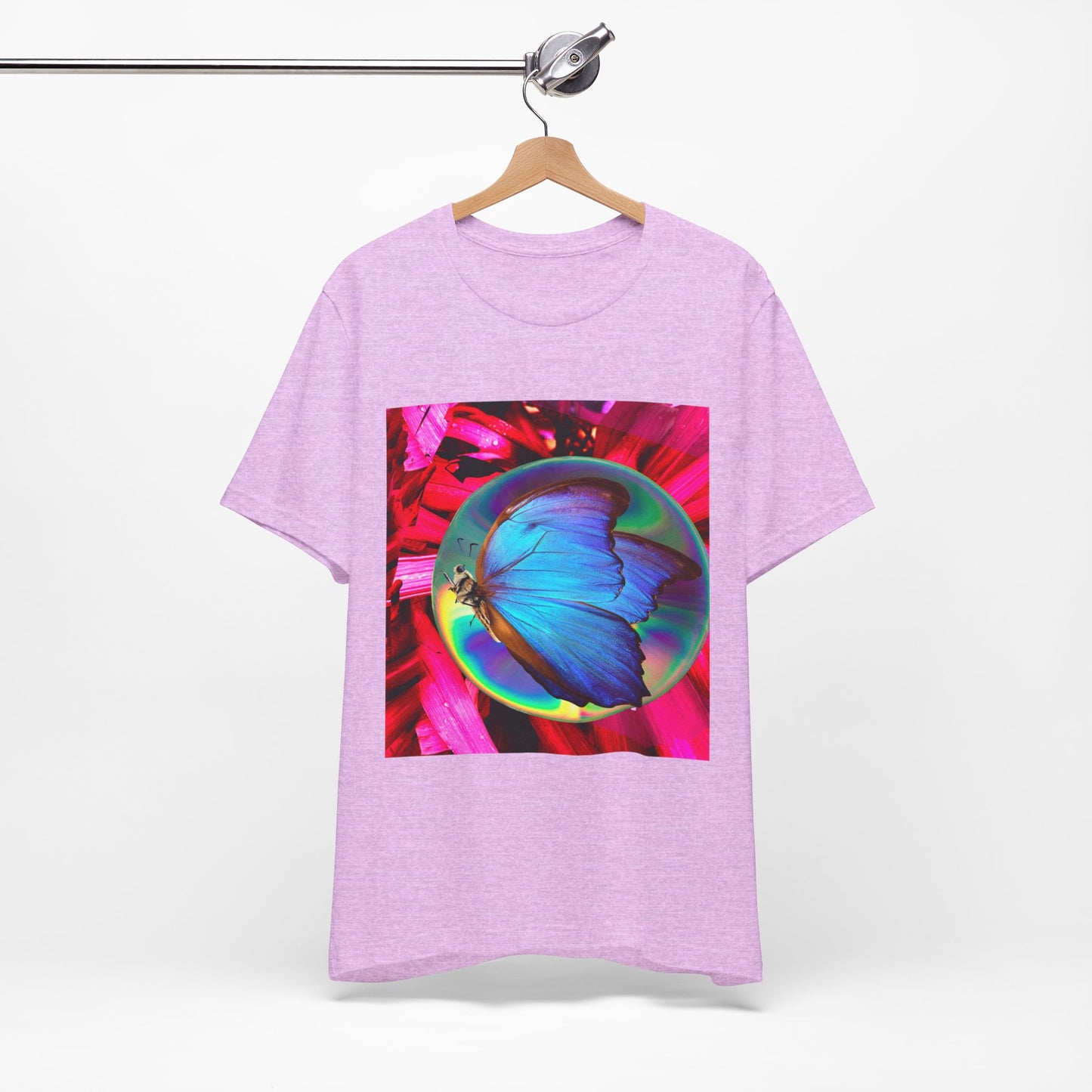 Colorful Butterfly Graphic Tee, Butterfly Shirt, Unisex T-Shirt, Nature Lover Gift, Casual Summer Wear, Vibrant Art Tee
