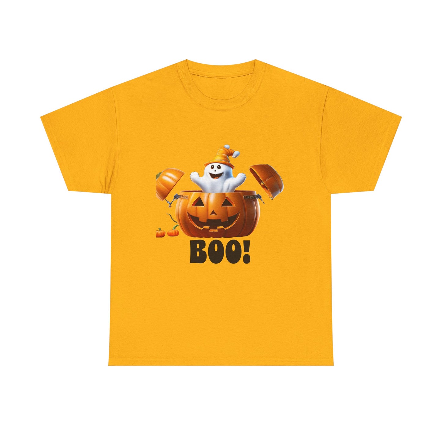 Halloween Jack-in-the-Box, unisex cotton tee