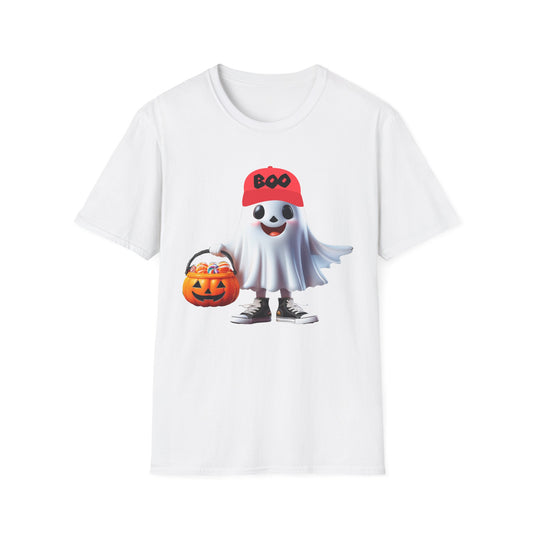 Fun Halloween Ghost T-Shirt, Boo Ghost Tee, Unisex Halloween Shirt, Cute Ghost Costume Top, Spooky Season Apparel