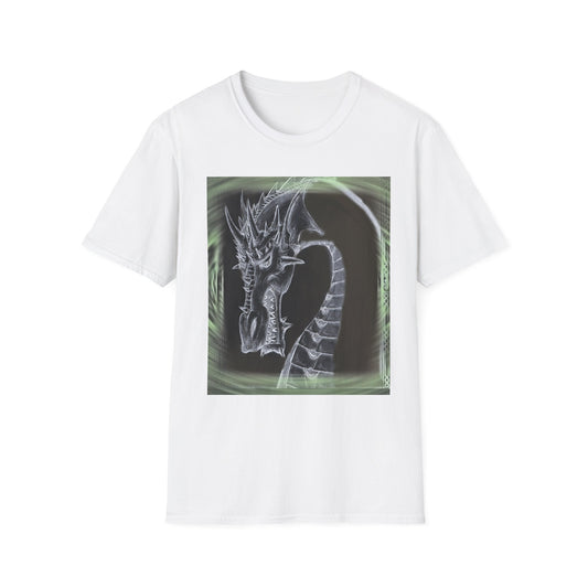 Dragon Skull T-Shirt — Gothic Fantasy Dragon Art Tee