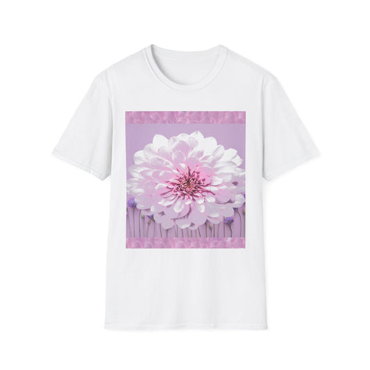 Pale Pink Flowers Abstract Unisex T-Shirt