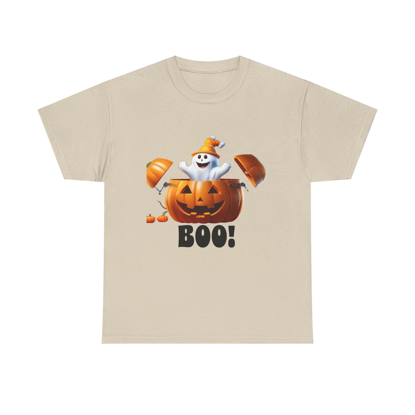 Halloween Jack-in-the-Box, unisex cotton tee