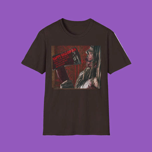 Halloween Horror Movie Axe Girl Unisex T-Shirt