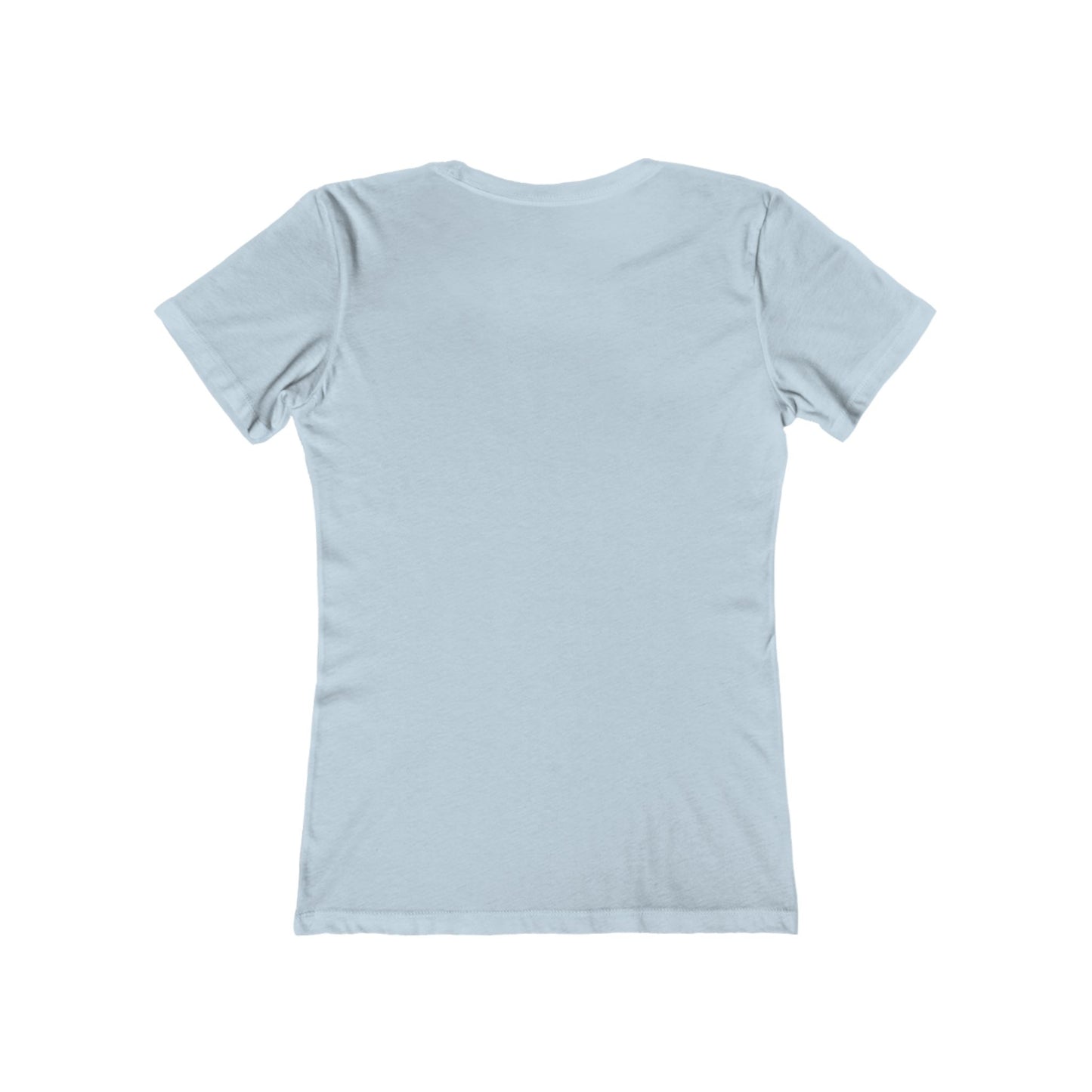 Blue Faded Roses Ballerina and The Boyfriend Tee for Women