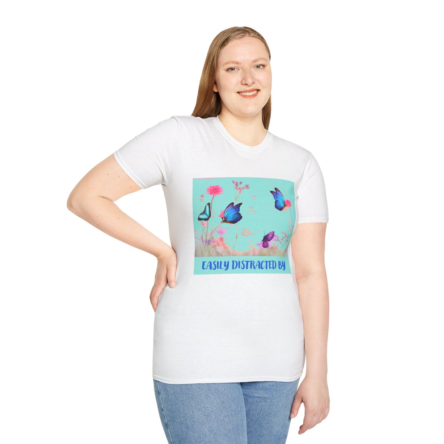 Easily distracted by Butterfly T-Shirt