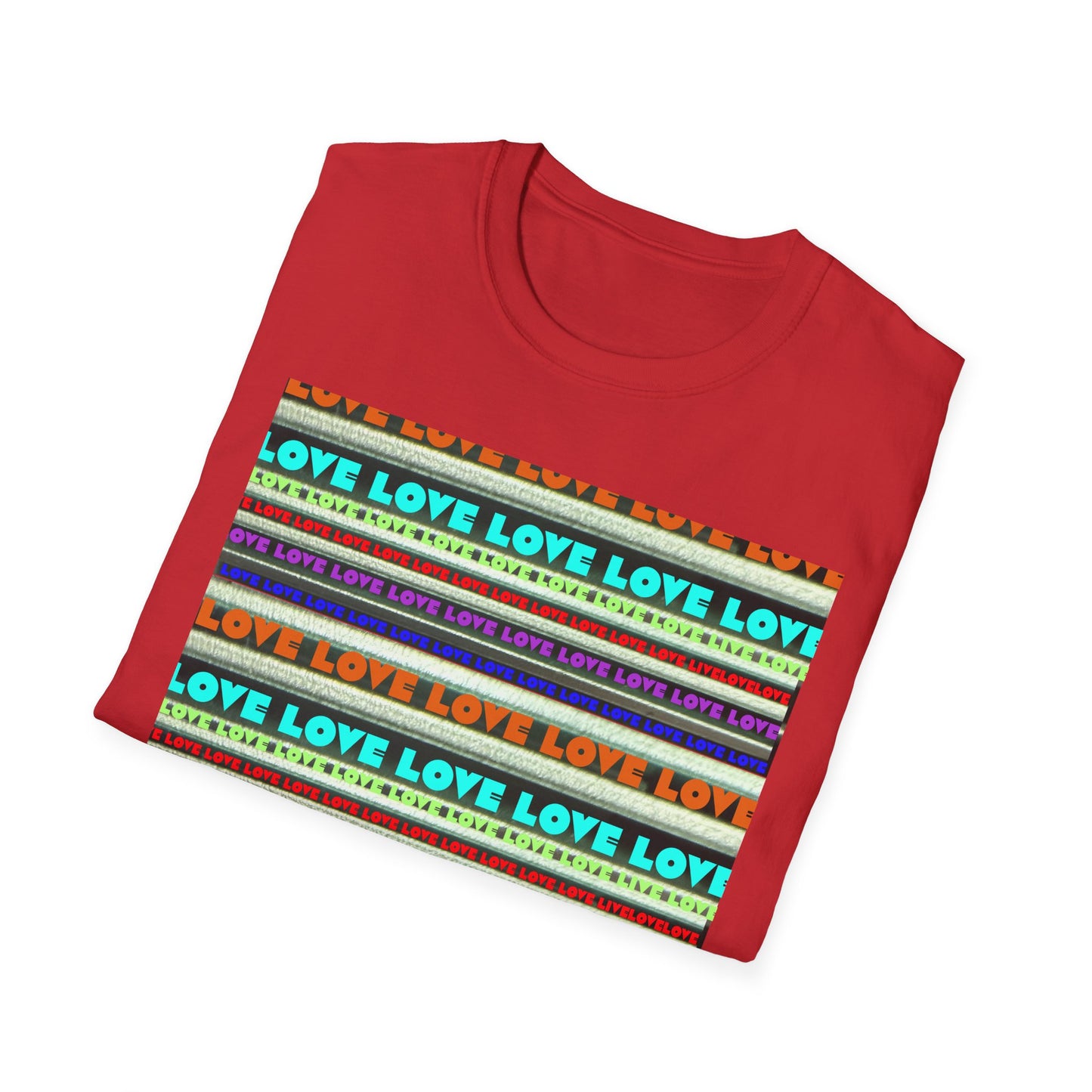 Love-Themed Unisex T-Shirt | Softstyle | Perfect for Pride, Birthdays, Anniversaries, Casual Wear, Gifts