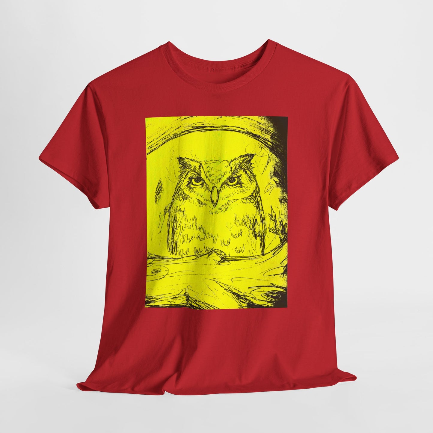 Fantasy Owl unisex Heavy Cotton Tee