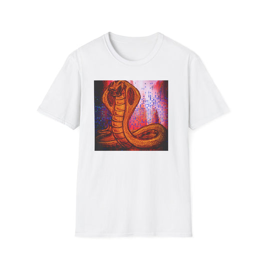 Cobra Serpent Graphic T-Shirt — Vibrant Retro Snake Art Tee