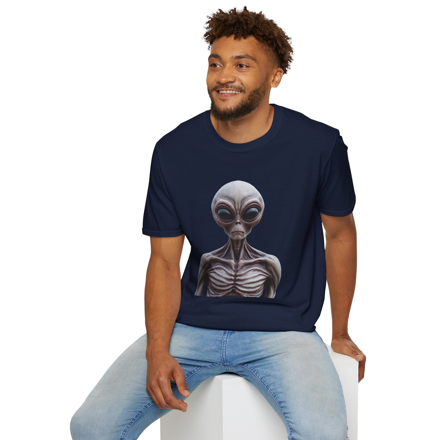 Alien Graphic Unisex T-Shirt | Casual Wear, Gift for Sci-Fi Fans, Birthday Surprise, Unique Statement T-Shirt