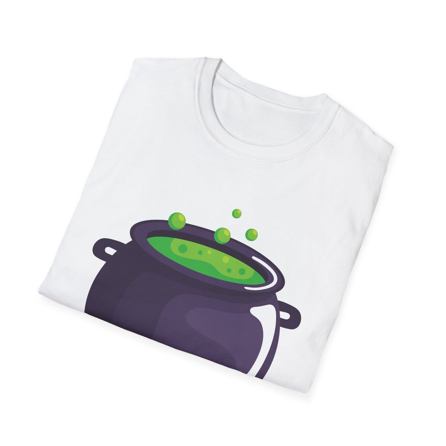 Halloween Potion Cauldron T-Shirt, Unisex Tee, Spooky Shirt, Witchy Apparel, Festival Wear, Halloween Costume