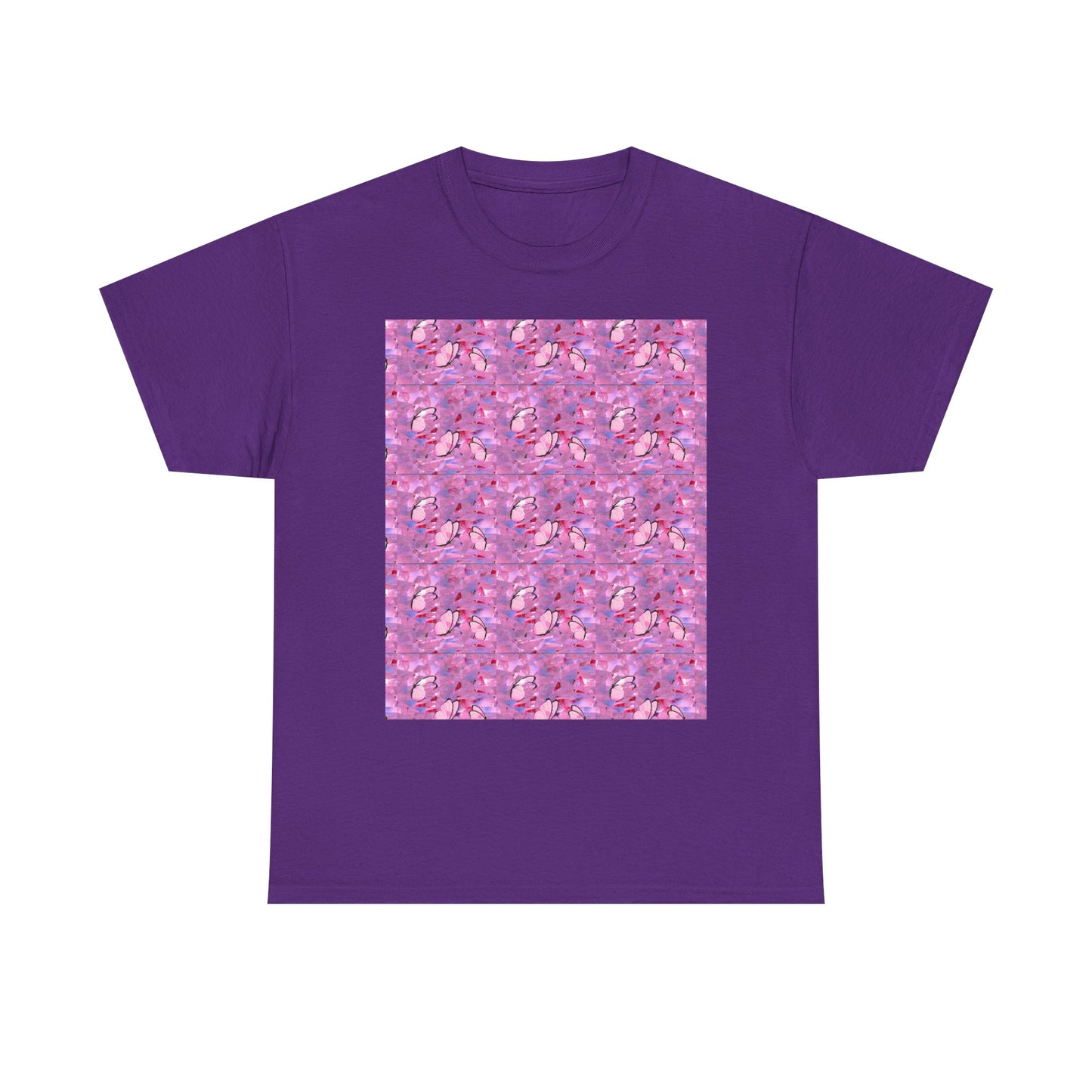 Colorful Floral and Glass Fish Pattern Tee, Unisex T-Shirt, Spring Fashion, Gift for Her, Casual Wear, Eco-Friendly Apparel, Birthday Gift