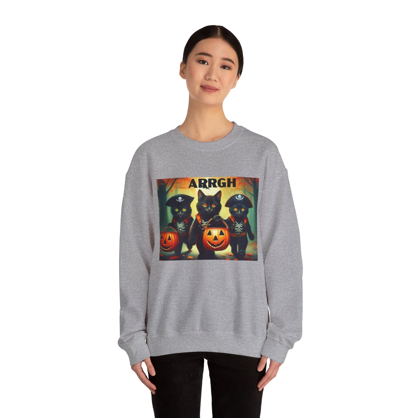 Pirate Cats Crewneck Sweatshirt - Halloween Costume