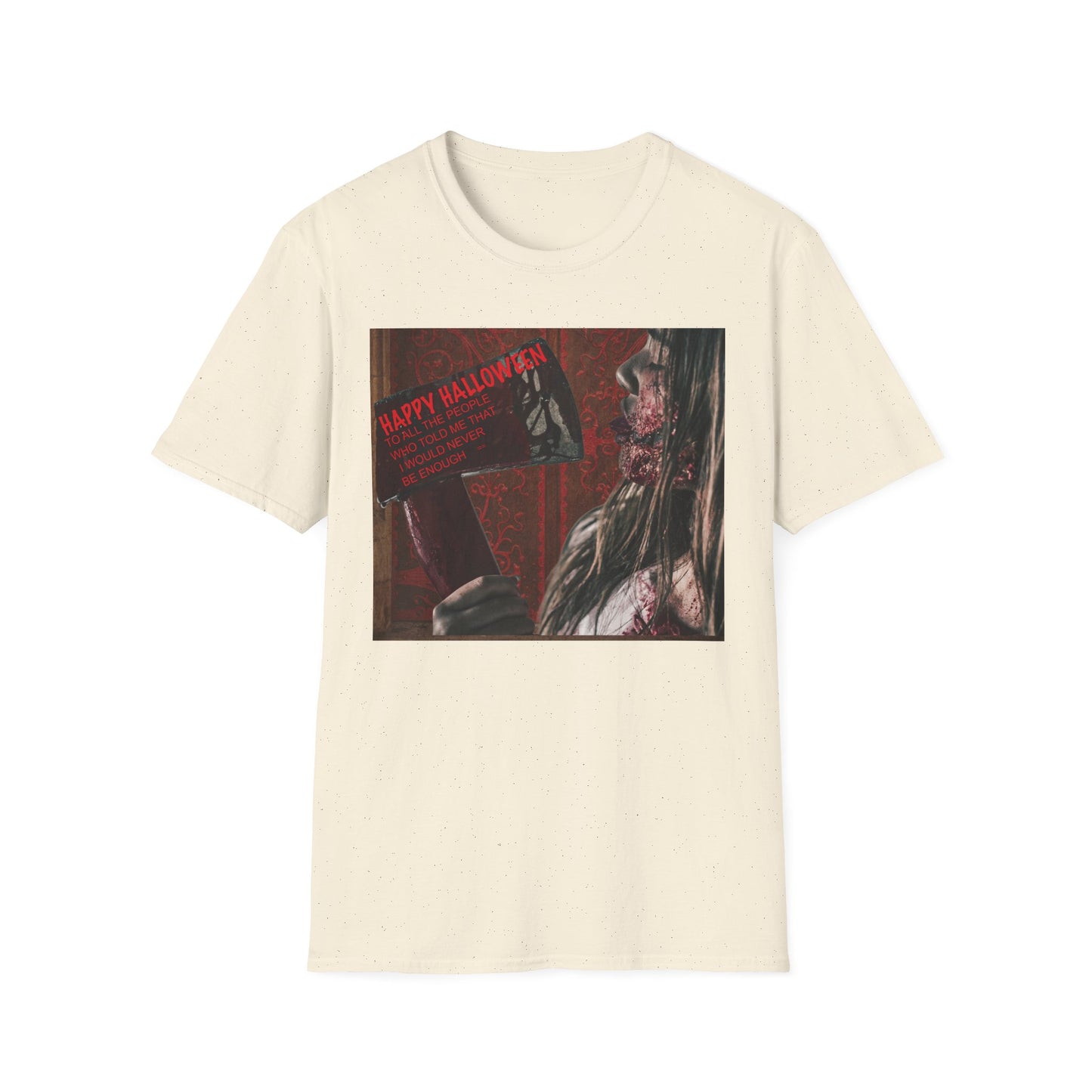 Halloween Horror Movie Axe Girl Unisex T-Shirt, Spooky Gift, Graphic Tee, Halloween Costume, Casual Wear, Men’s & Women’s Tee