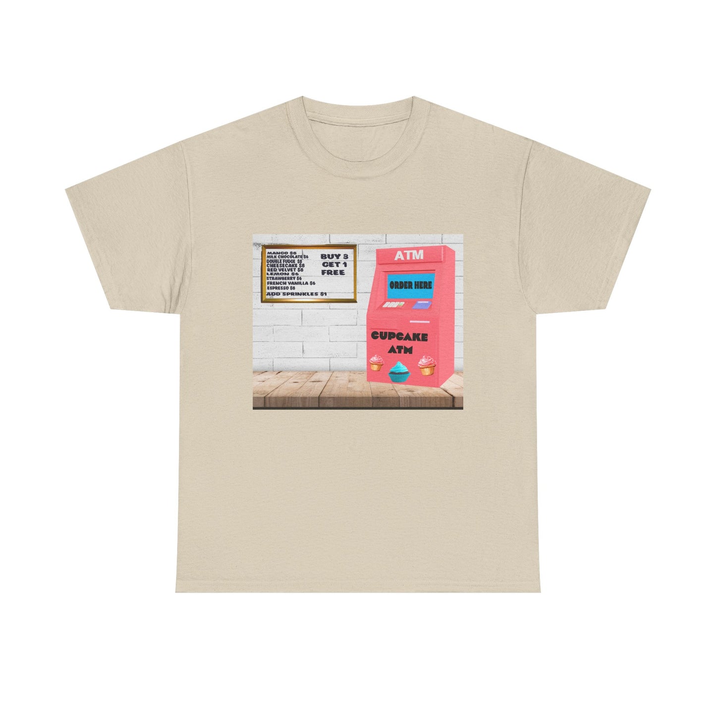 Cupcake ATM Tee Shirt
Unisex Cotton