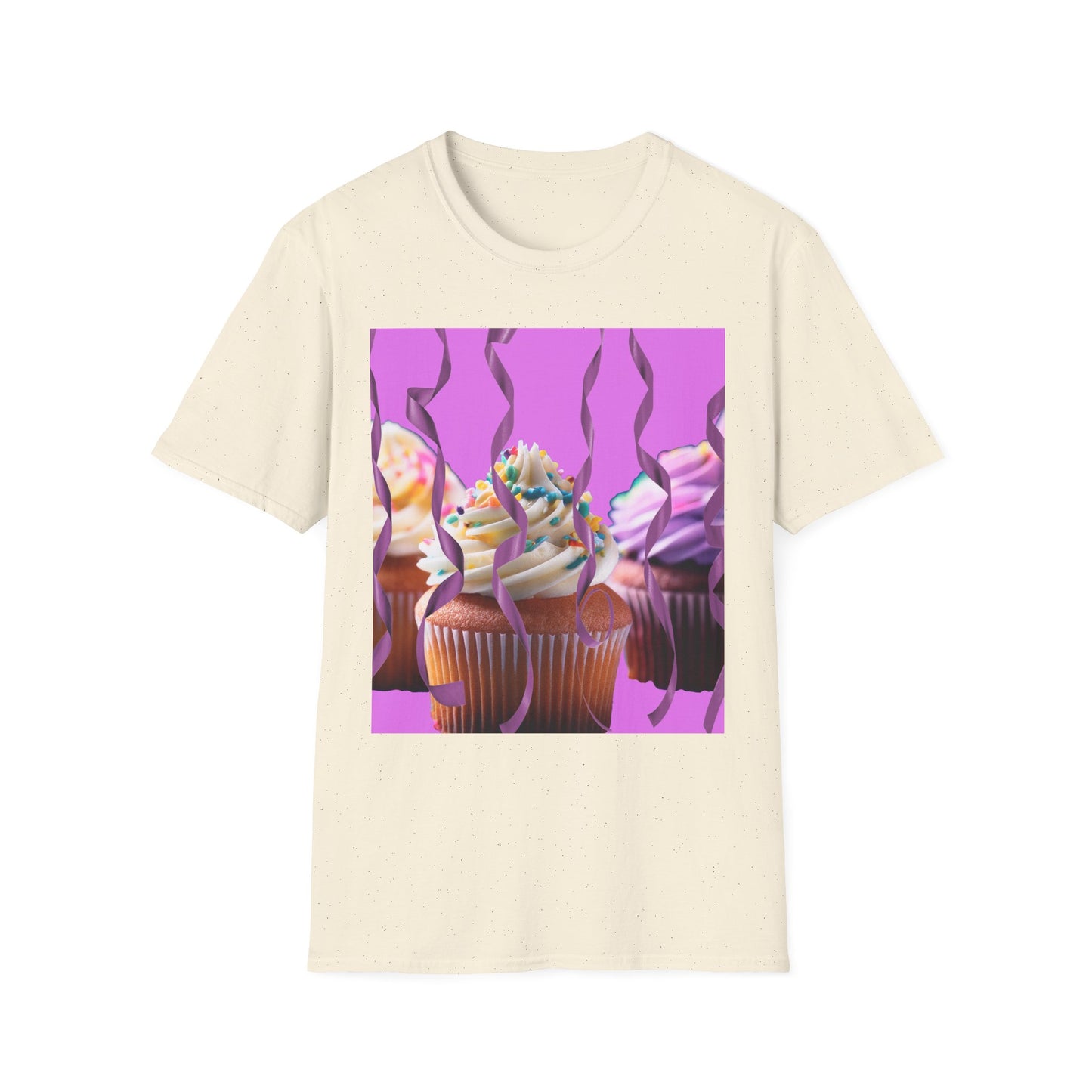 Colorful Cupcake Unisex T-Shirt | Sweet Treats Tee, Birthday Gift, Dessert Lover’s Apparel, Cute Food Shirt, Fun Casual Wear