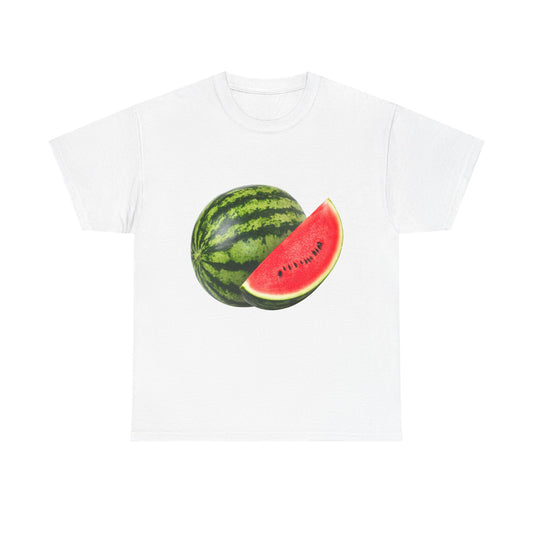 Summer Vibes Watermelon Tee, Fun Summer Shirt, Unisex Graphic T-Shirt, Cute Gift for Fruit Lovers, Casual Everyday Top