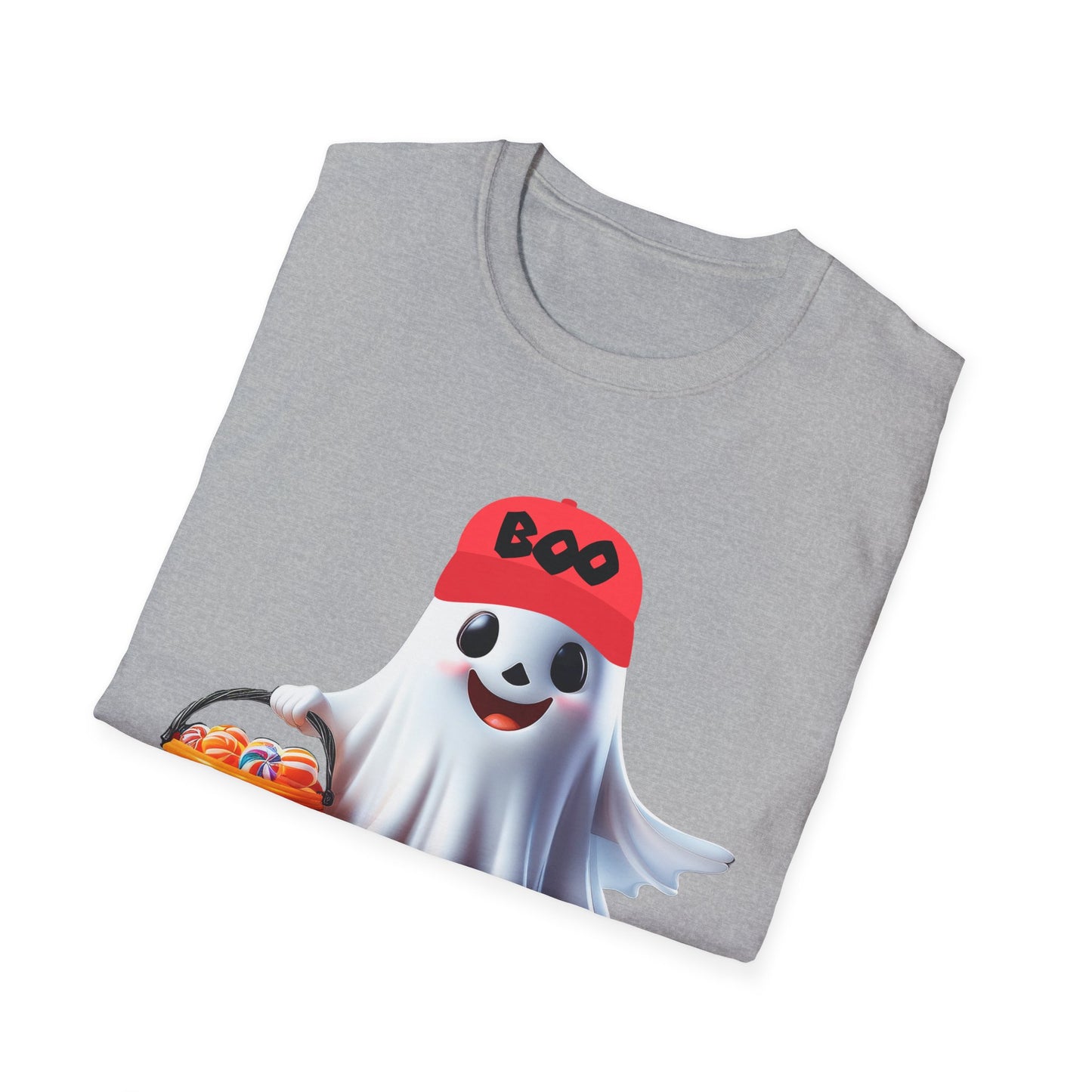 Fun Halloween Ghost T-Shirt, Boo Ghost Tee, Unisex Halloween Shirt, Cute Ghost Costume Top, Spooky Season Apparel