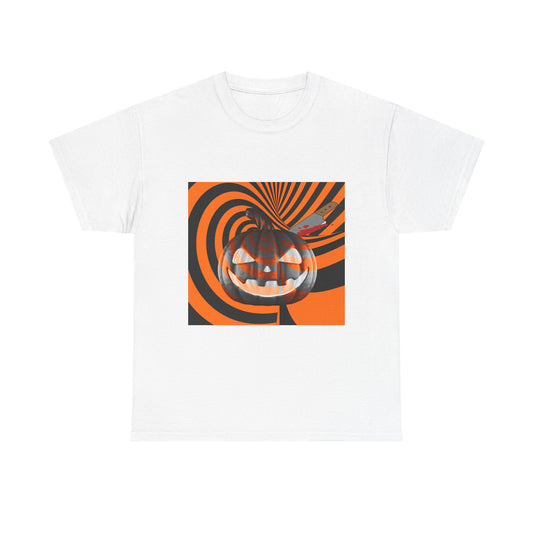 Pumpkin Swirl Unisex Tee | Halloween Shirt, Fall Fashion, Casual Outfit, Gift for Her, Pumpkin Spice Vibes