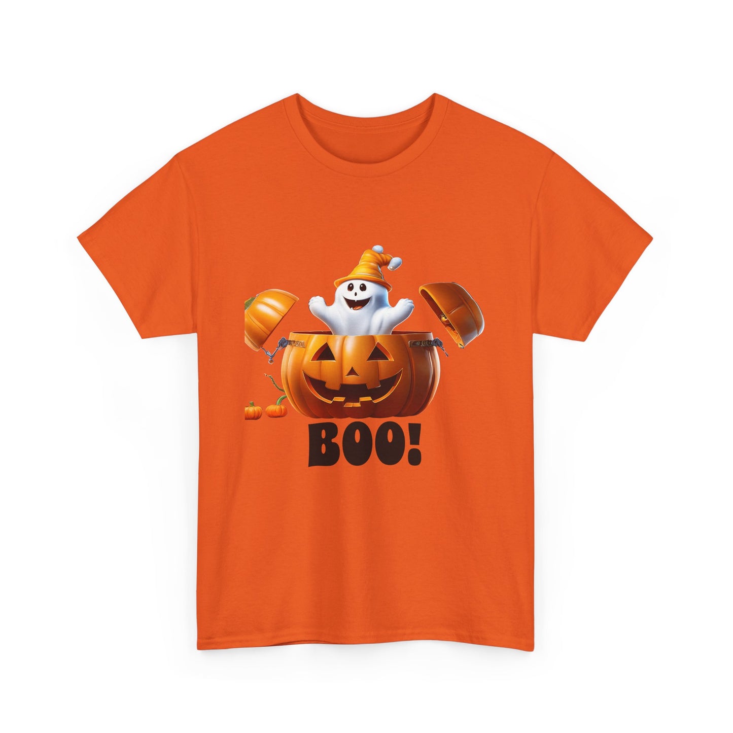 Halloween Jack-in-the-Box, unisex cotton tee