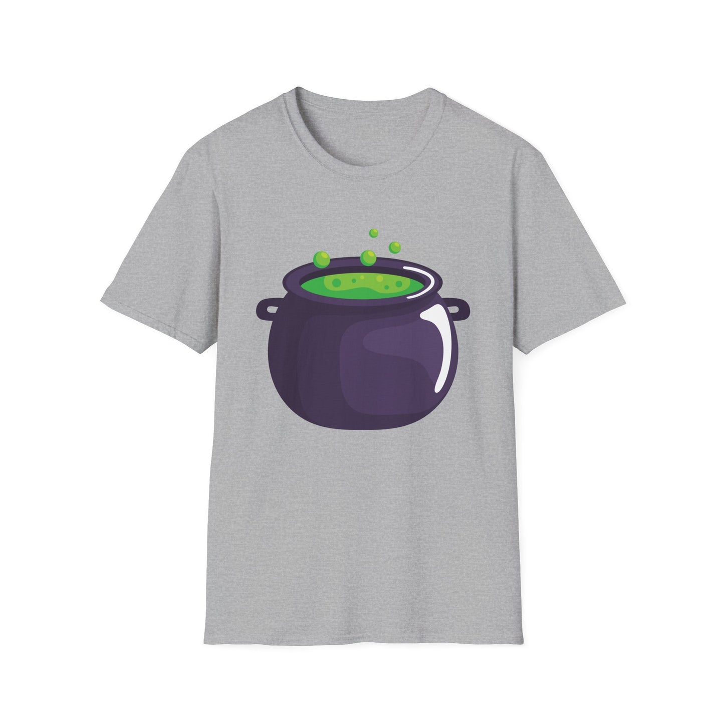 Halloween Potion Cauldron T-Shirt, Unisex Tee, Spooky Shirt, Witchy Apparel, Festival Wear, Halloween Costume