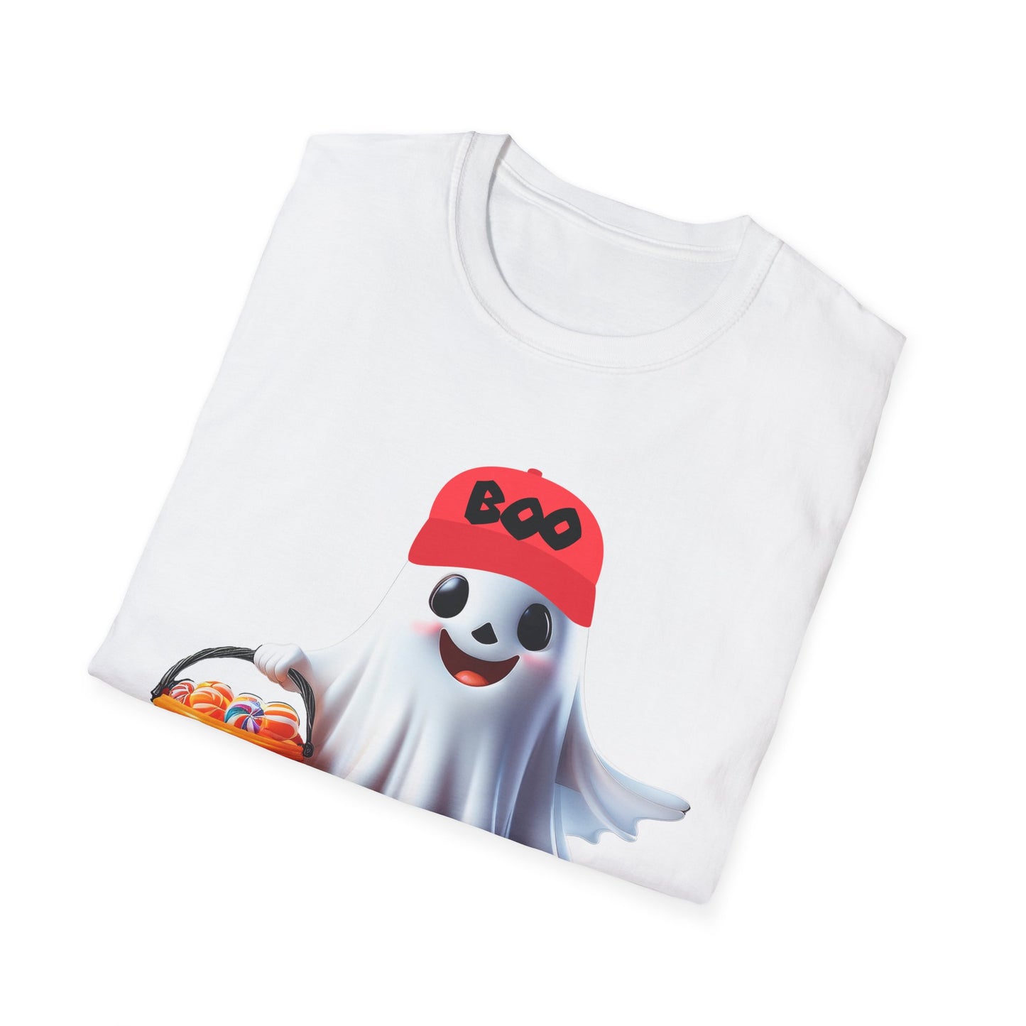 Fun Halloween Ghost T-Shirt, Boo Ghost Tee, Unisex Halloween Shirt, Cute Ghost Costume Top, Spooky Season Apparel