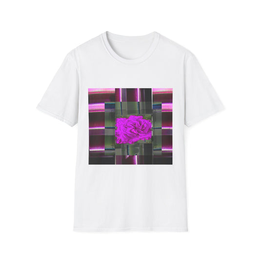 Vibrant Abstract Art T-Shirt, Trendy Graphic Tee, Softstyle Shirt, Unique Gift for Art Lovers, Casual Everyday Wear