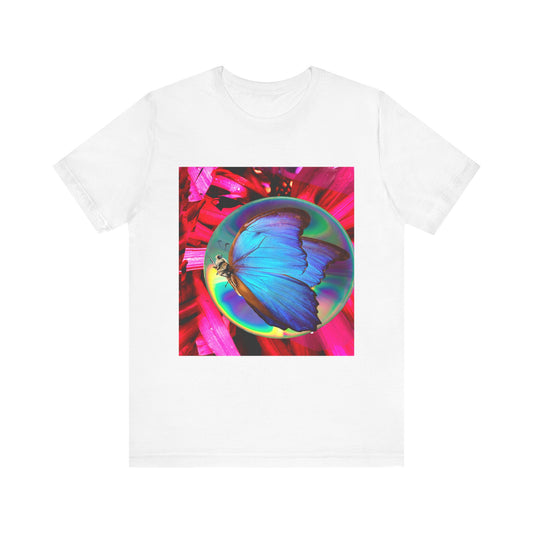 Colorful Butterfly Graphic Tee, Butterfly Shirt, Unisex T-Shirt, Nature Lover Gift, Casual Summer Wear, Vibrant Art Tee