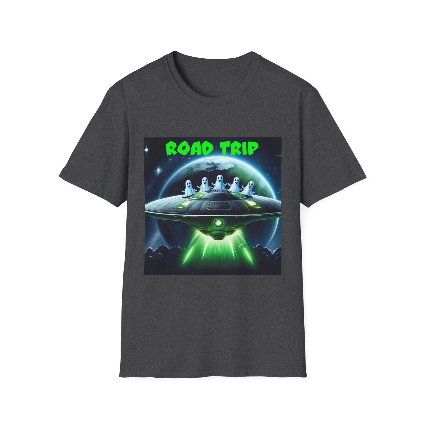 Retro Road Trip Alien T-Shirt | Unisex Graphic Tee, Space Adventure Shirt, Gift for Travelers, Cool Summer Tee, Road Trip Essentials