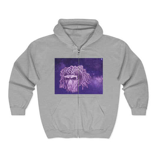 Starred Cosmic Purple Masked Skull Demon