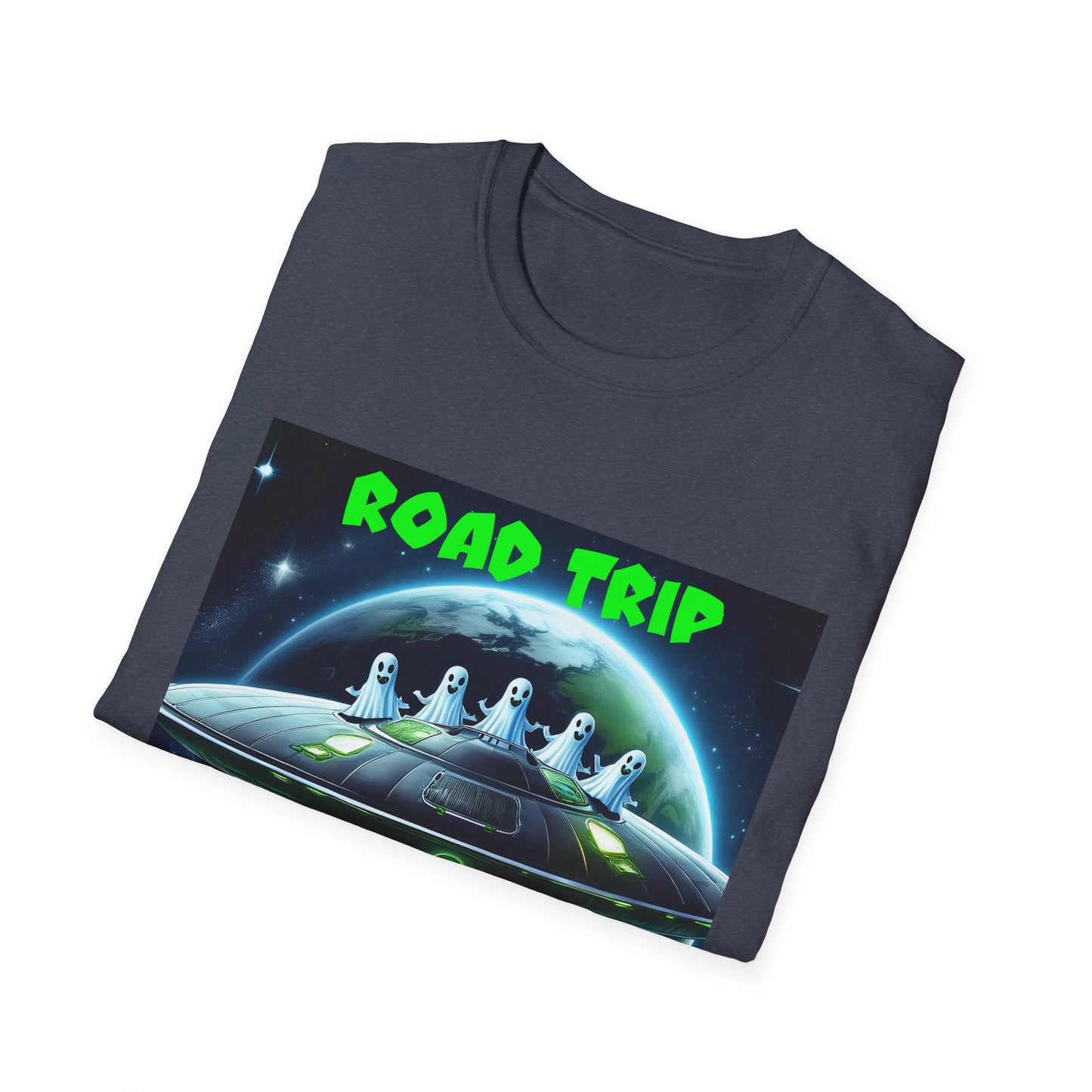 Retro Road Trip Alien T-Shirt | Unisex Graphic Tee, Space Adventure Shirt, Gift for Travelers, Cool Summer Tee, Road Trip Essentials
