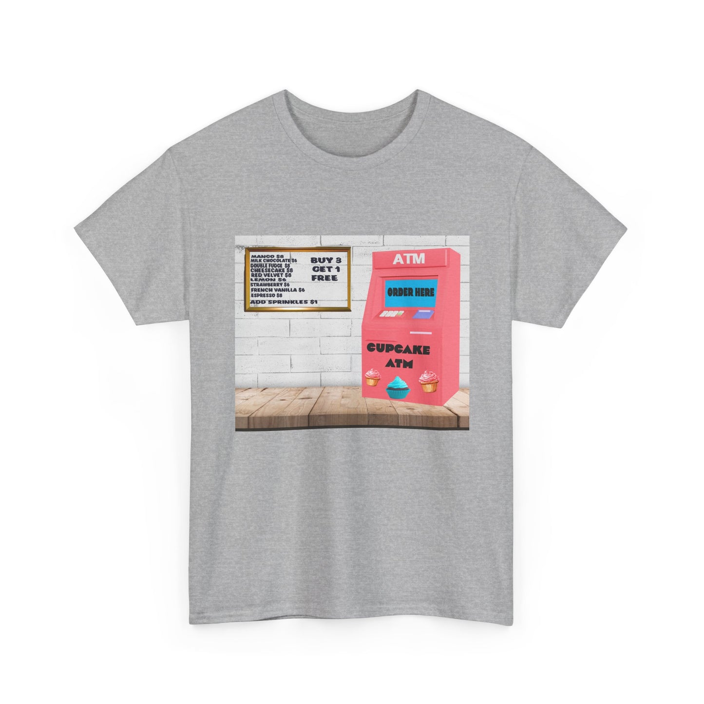 Cupcake ATM Tee Shirt
Unisex Cotton