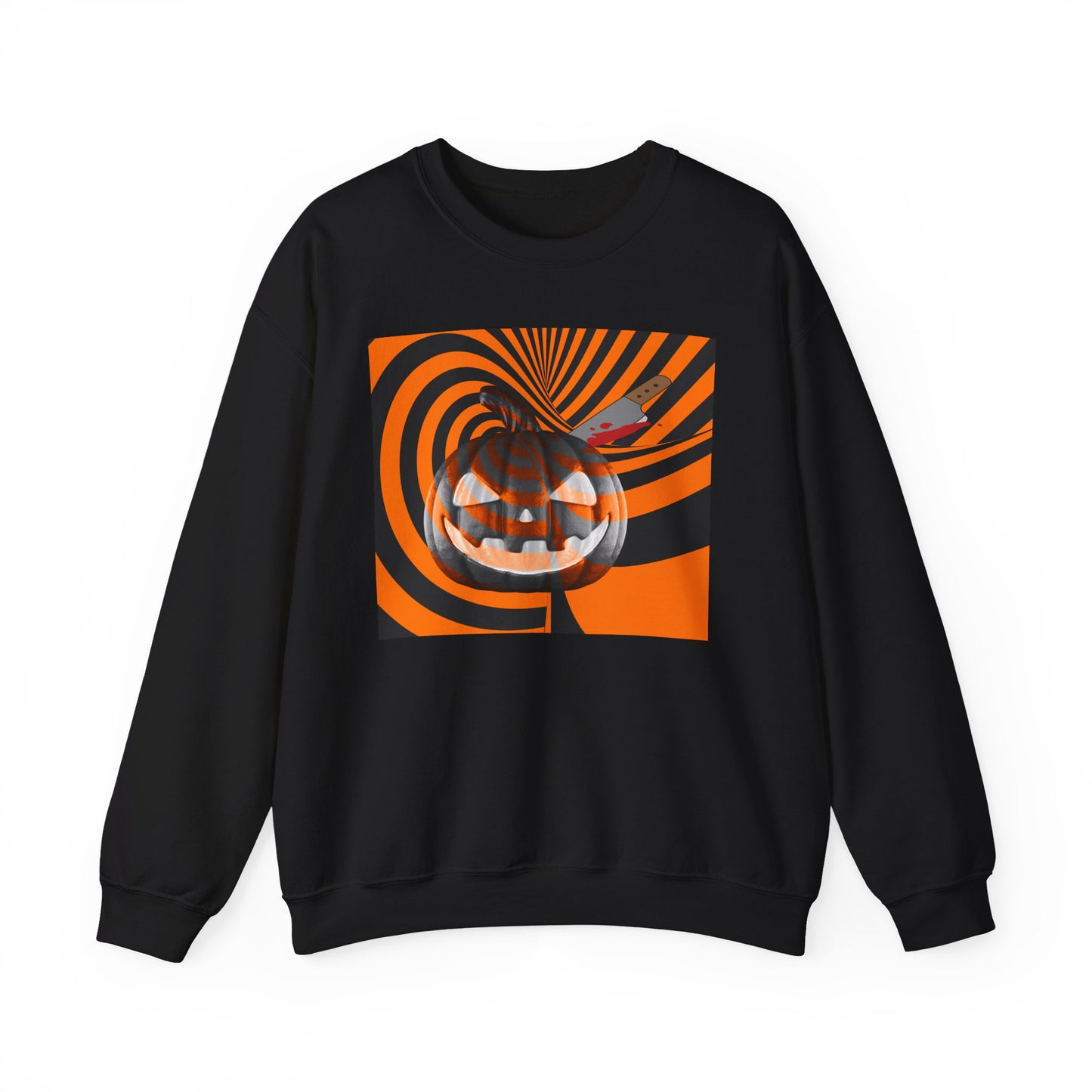 Halloween Pumpkin Crewneck Sweatshirt