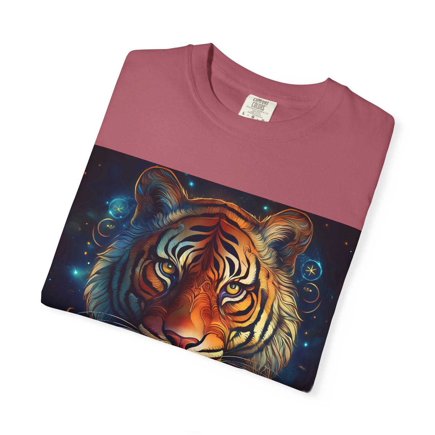 Chic Chinese Zodiac Tiger T-Shirt, Unisex Graphic Tee, Astrology Apparel, Zodiac Fashion, Year of the Tiger Shirt