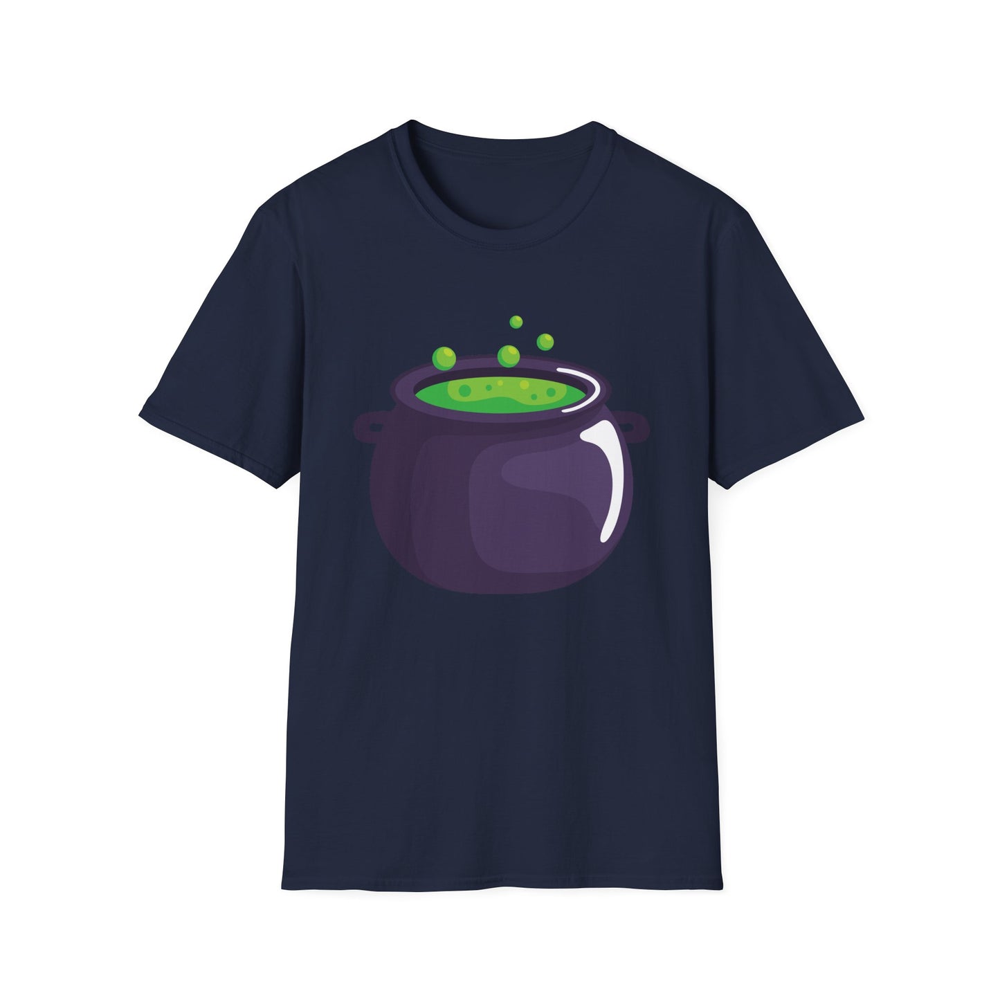 Halloween Potion Cauldron T-Shirt, Unisex Tee, Spooky Shirt, Witchy Apparel, Festival Wear, Halloween Costume