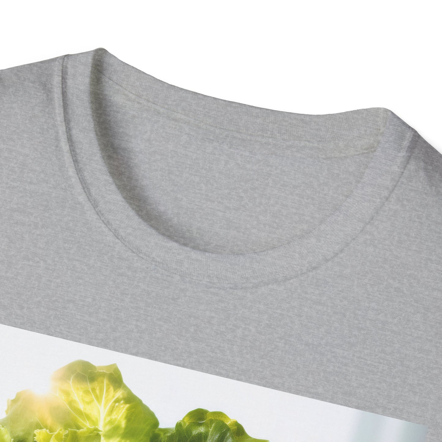 Cute T-Shirt with Sad Salad Face Design
