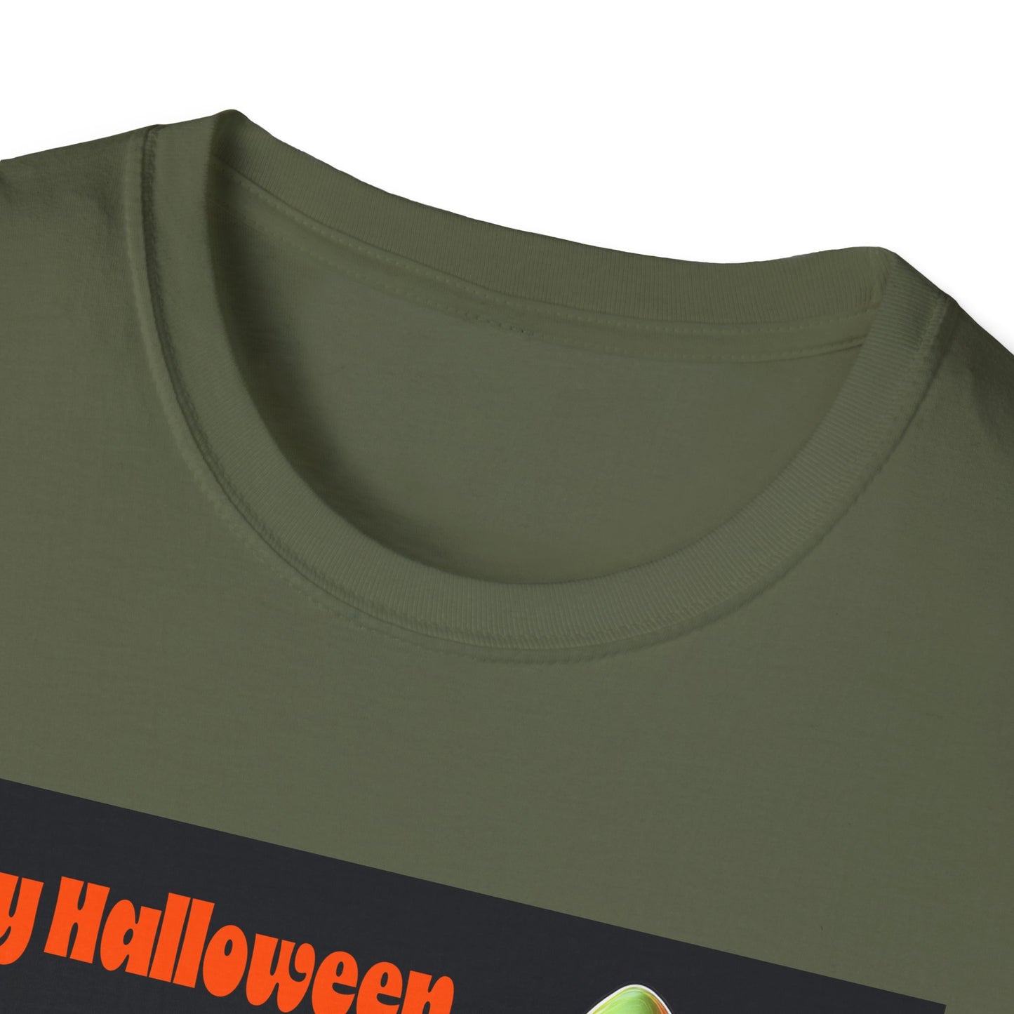 Halloween Ghost with wagon t-Shirt, trick or treating Funny Halloween Tee, Unisex Casual Shirt, Cute Halloween Costume, Spooky Holiday Apparel