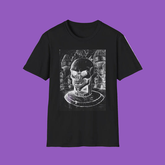 Skull Portal T-Shirt — Gothic Skull Art Tee