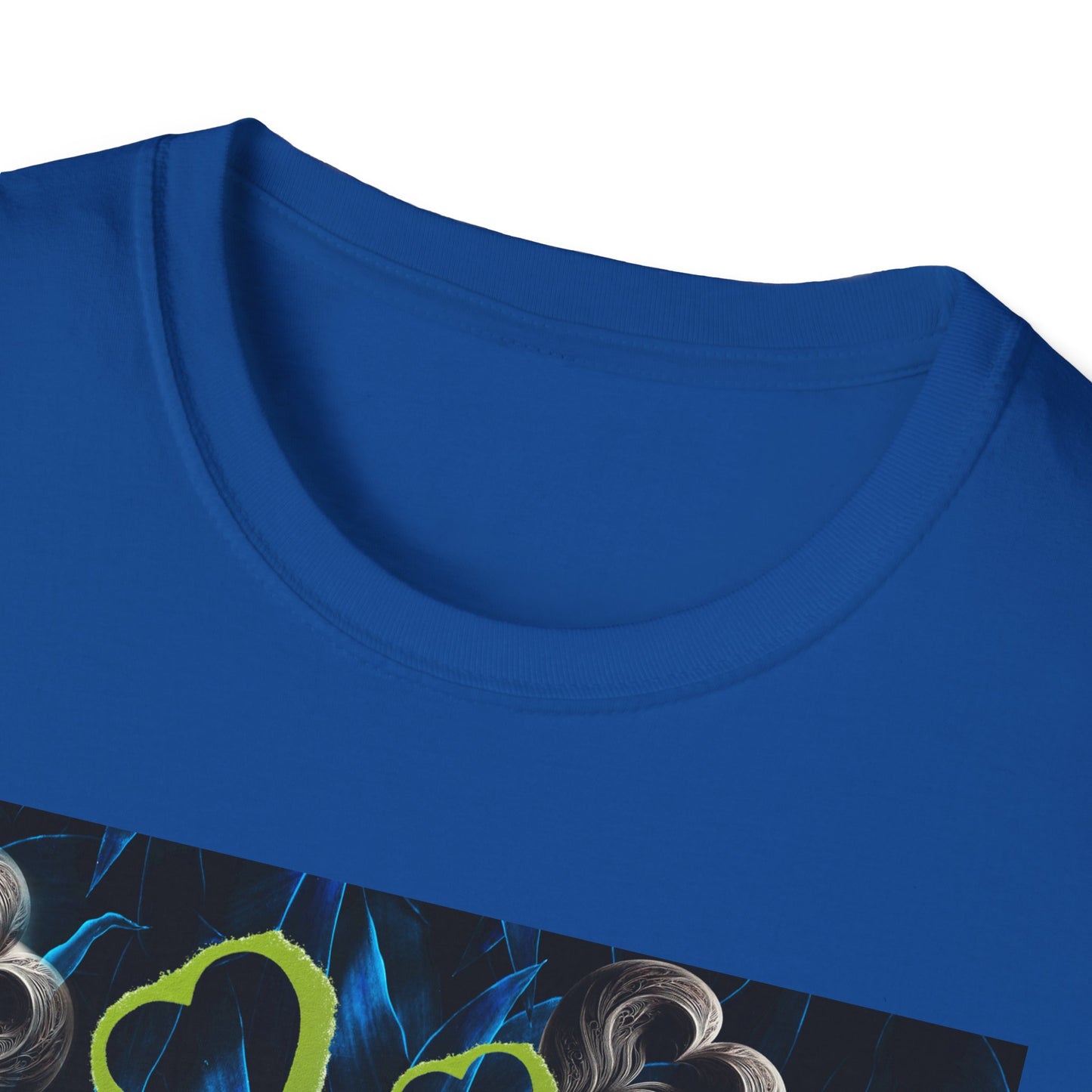 Floral Heart Unisex T-Shirt, Soft Cotton Tee, Casual Wear, Gift for Her/Him, Trendy Graphic Tee, Stylish Everyday Shirt