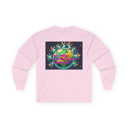 The insane have taken over the asylum Vibrant Earth-Themed Long Sleeve Tee | Eco-Friendly Gift, Perfect for Earth Day, Casual Wear, Nature Lovers, Unique Style