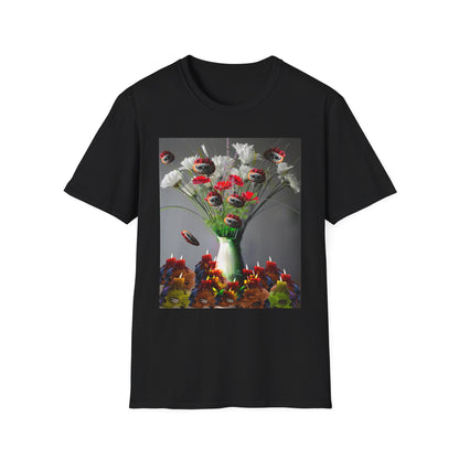 Skeleton Pumpkin Bouquet T-Shirt