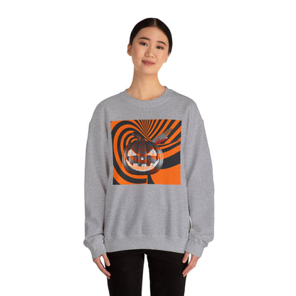 Halloween Pumpkin Crewneck Sweatshirt