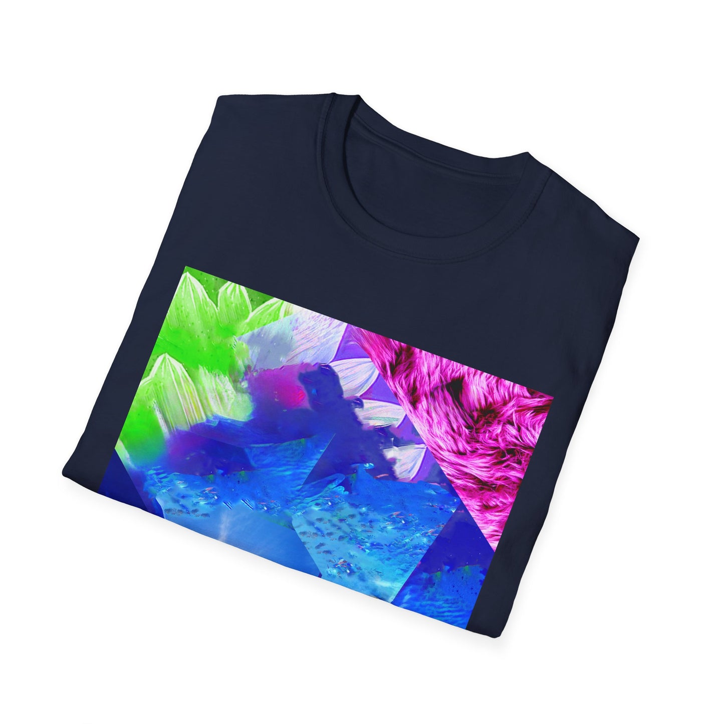 Colorful Moonlit Distorted Vibes Unisex T-Shirt, Graphic Tee, Casual Wear, Summer Fashion, Trendy Gift for Friends