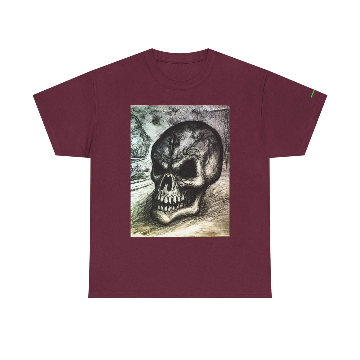 Skull Graphic Unisex Heavy Cotton Tee